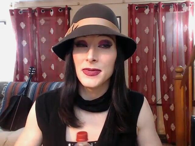 Ivyrose499: Hot Trans Cam Girl Riding Dildo and Doing ATM for...