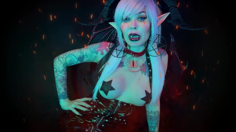 Baal Eldritch: Hell's Toilet Training with Demoness Baal - Chastity, Caviar Edition