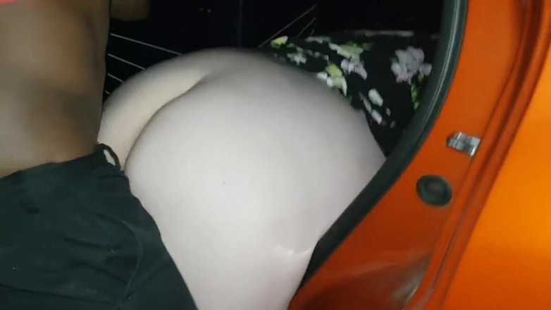 Real homemade BBW BBC porn: Chupando bbc al aire libre golpeando mi culo