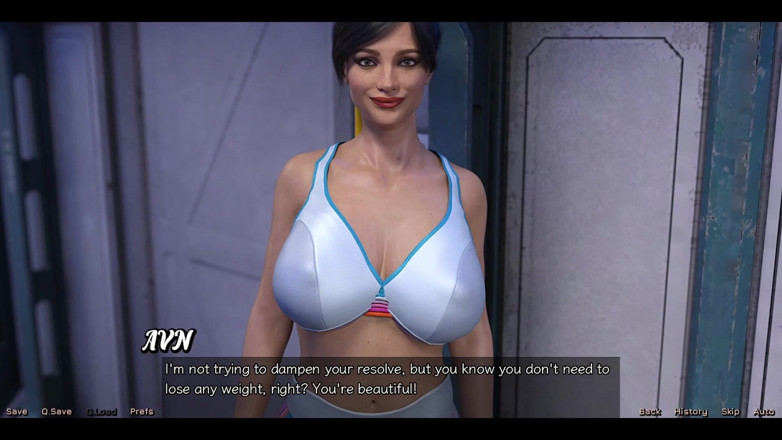 AVN Teller: Stranded in Space - Planning Yoga Date with Brunette Milk with...