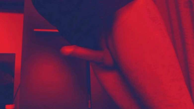 Closecoconut: Ein mann trainiert seinen mastarbations-dildo