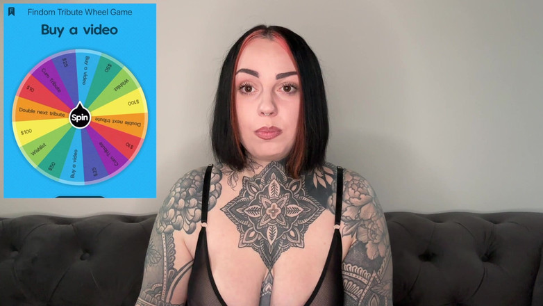 Miss Valentina: Findom Tribute Wheel Game