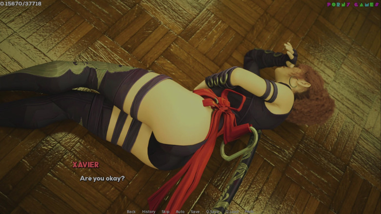 Porny Games: Shadows of Desire von Shamandev - Lass einen bbc mit blauen...
