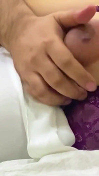 Fucking My Stepmom with Big Tits, From Behind Her Big Boobs Bouncing on Her Bed. Horny Big Tits Her Big Tits Bouncing