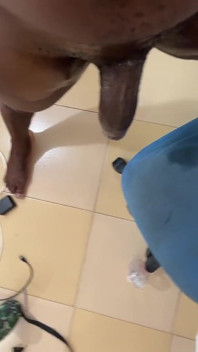 Napalona afrykańska gruba kutas hodowla i creampie sextoy część 1