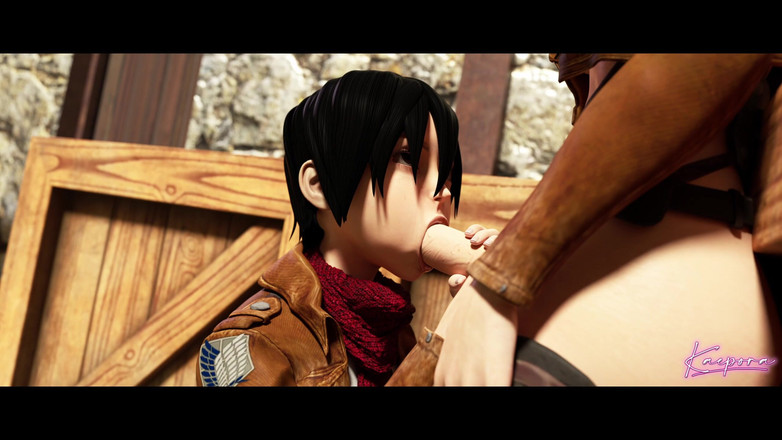 Kaepora NSFW: Tanpa retret (aot futanari sama mikasa &amp;annie)