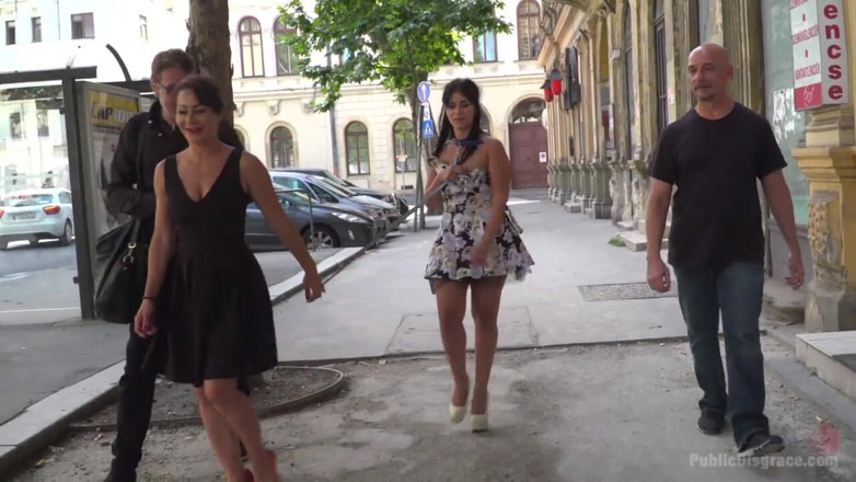 Public Disgrace by Kink: Naomi nervosa novellina viene scopata nel suo quartiere