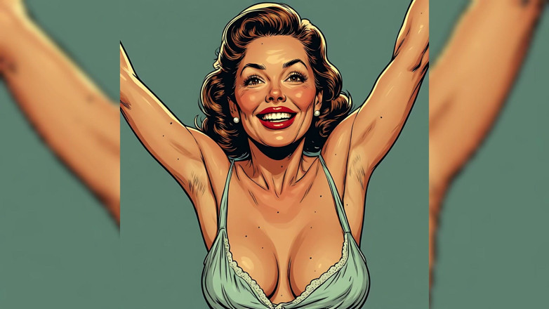 AI Porn: Vintage Pin up Kote Art