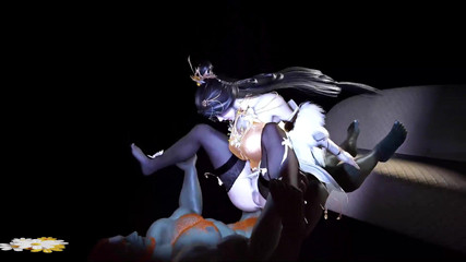 X Hentai: Prsatá princezna šuká své tělo Gaurd - 3D animace 276