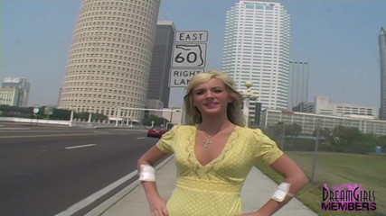 Dream Girls: Ava streaks naked through downtown tampa