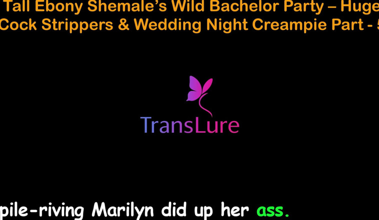 TransLure: English Audio Sex Story - Tall Ebony Shemale’s Wild Bachelor Party -...