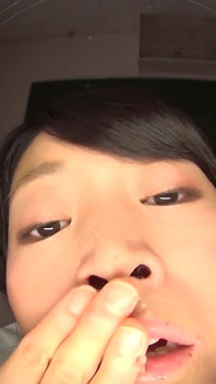 The Classroom Is Empty... and Ami Utada Drips Snot From Her Nose Straight Onto Your POV Screen