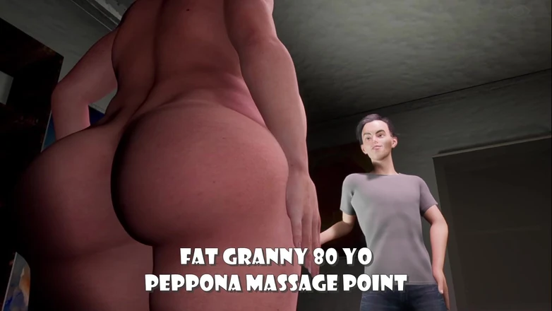 denisporco animation: Fat Granny 80 Yo with Gigantic Tits Fuck a Young 23 Yo...