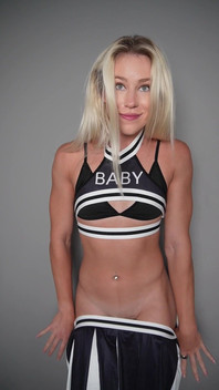 Naughty Cheerleader Strips for You