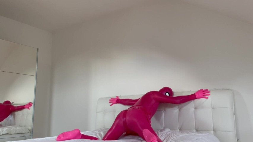 Pink Rubberdoll in Bedroom (Pervy Lara)