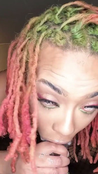 Nasty Lil Hood Chick in Fishnets Takes BBC