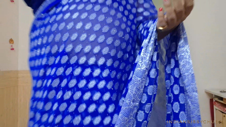 Indiansissychubby: Blaues Mädchen Habibi Genießt Es, Wie Collabrate Zu Abonnieren