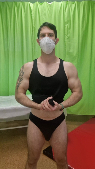 Armagedonxxl: स्ट्रिप प्लस हस्तमैथुन और दस्ताने पर वीर्य