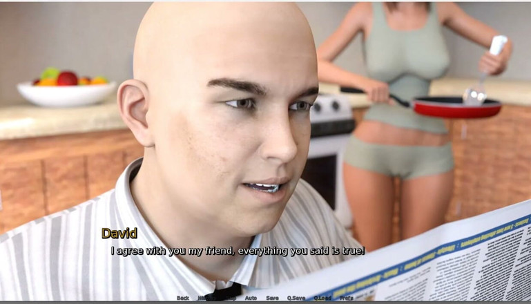 XXX Games Bunk: Laura wellustig geheim - gameplay - rollenspel - tiener plaagt stiefvadervriend met haar...