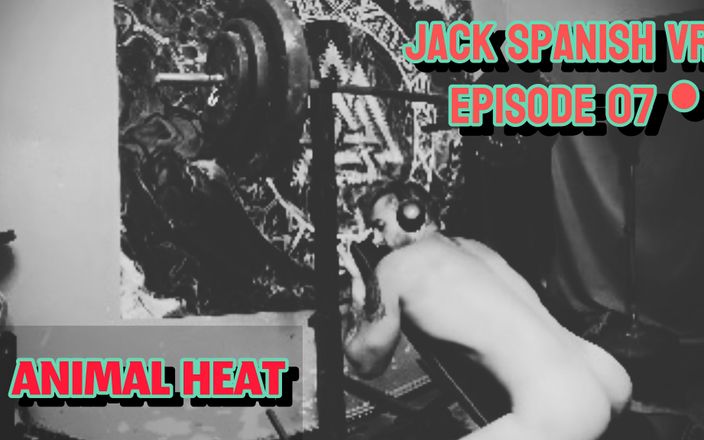 JackSpanish: 第7集 - 肛门热 - 裸体训练，在长凳上操和失败的边控手淫后