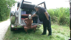 German BDSM MMV: Německá BDSM - HARDCORE otrok venku