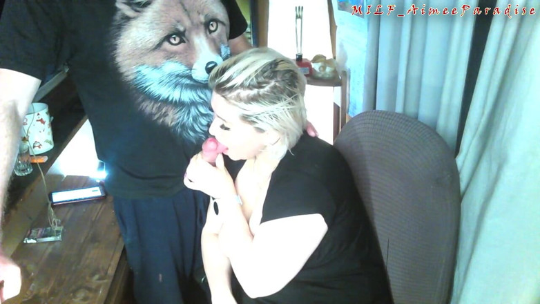 AimeeParadise: The old Fox squeezes the tits of his eternally young...