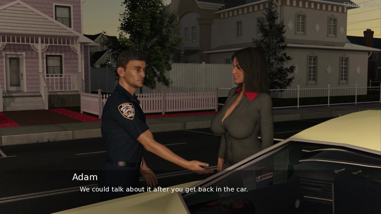 Porny Games: Progetto hot wife - Viene toccato da una poliziotta sexy (34)