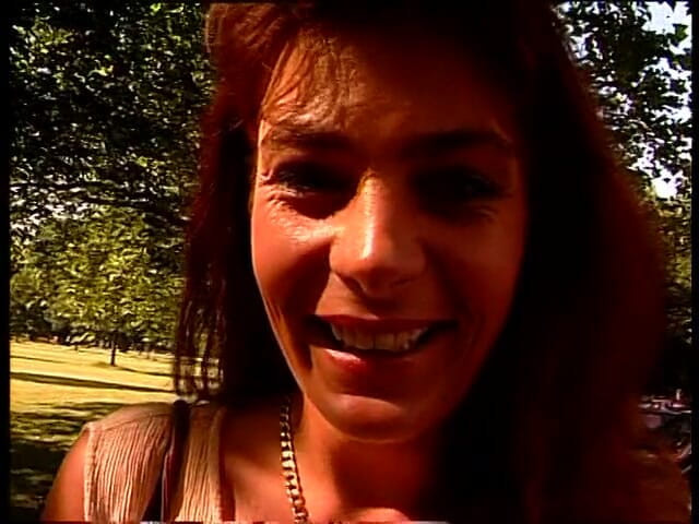 Lucky Cooch: Brunette beauty have a nice time at the outdoors interview