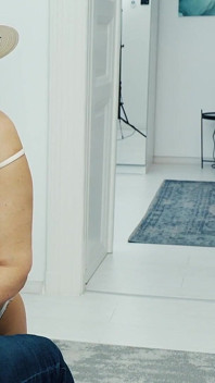 Hungarian Cougar MILF GILF Arwen Interracial Cum in Mouth Blowjob
