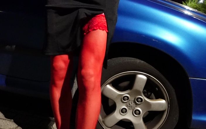 Loreley add: I Piss on My Horny Red Stockings