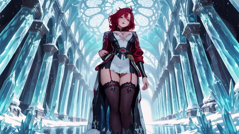 Tay Swift X: Ice Queen! Red-haired Sorceress Makes a Stunning Entrance in the...