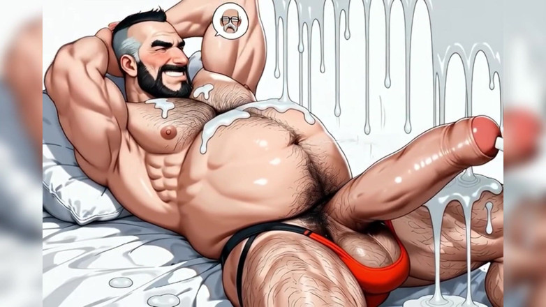 Gayming: Bătrân homosexual fute un bărbat cu pula mare