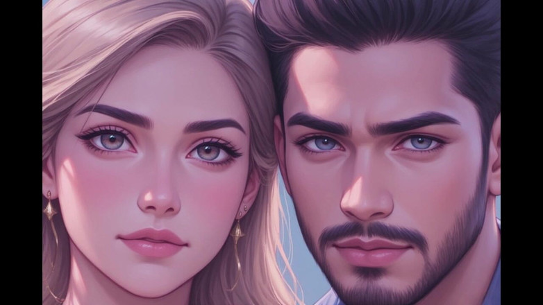 Fantasy Narrator: Sevimli romantik çift eğleniyor