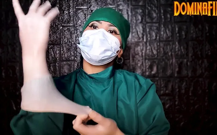 DominaFireOfficial: Asmr Latex Gloves Fetish