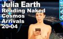 Cosmos naked readers: Julia Earth y Alex leyendo desnuda las llegadas del cosmos 20-04...