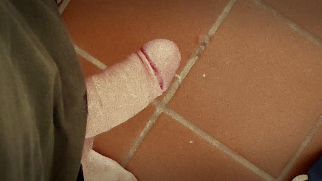 Getting cream off my cock