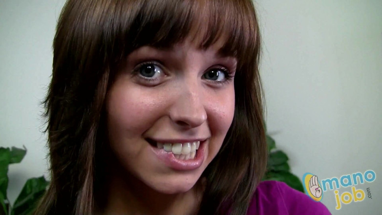 Mano Job: This is barely legal amateur beauty Hayden Winters first time...