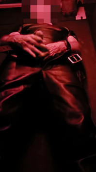 Cruising the Darkroom in Leather Pants