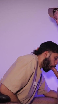 Facefuck Eating Two Loads Beautiful Twink Nico Mucci Fucks Camilo Brown's Mouth and Cums Inside