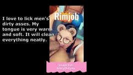 Rimming. Je veux lécher l'anus d'un homme avec ma langue. J'aime que le trou du cul d'un homme soit propre, ma langue le fait bien.