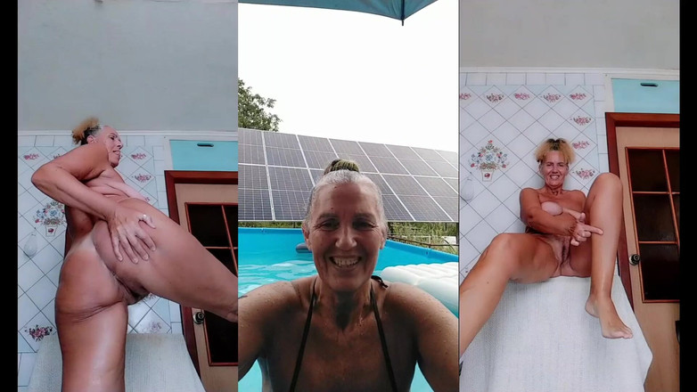 Lukerya: Hete huisvrouw Lukerya op vakantie aan het water