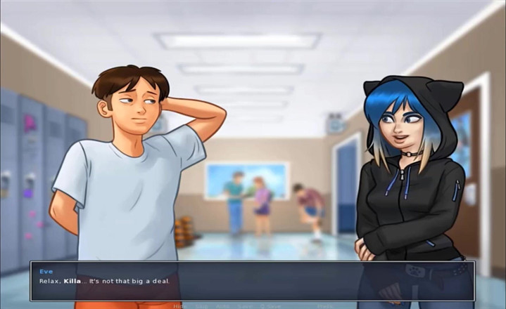 Cartoon Play: Summertime saga part 251 - duro no chuveiro