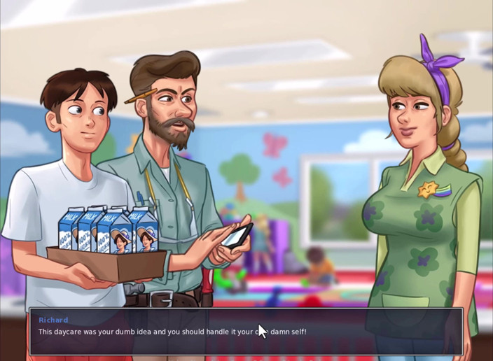 Johannes Gaming: Saga estivale - sucer les seins de Jenny