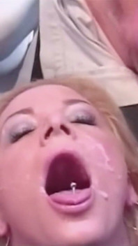 Hot Cumdump Whore Bukkake Gokkun Session