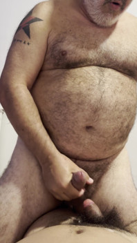 Mature Bear Cumming