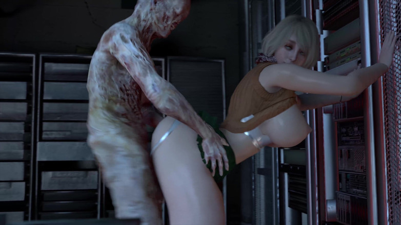 PornoWorkShop: Ada Wong y Ashley Graham vs zombis