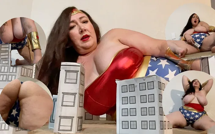 cutejayne: Giant Wonder Woman Lost in Your City