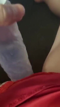 POV dildo knullar min rakade fitta