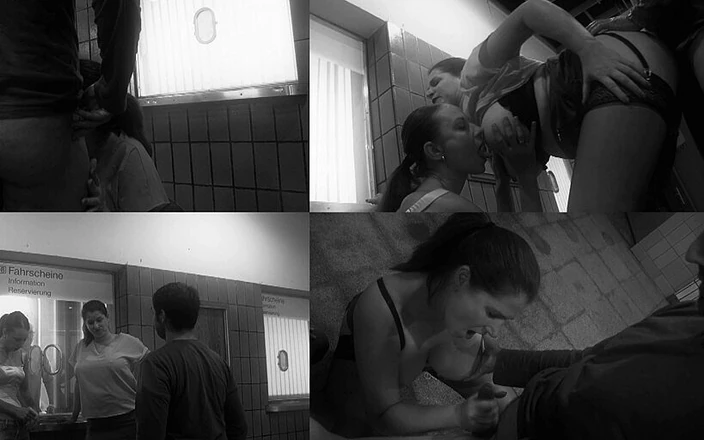Deutsche Dominanz: Our Hot Threesome in the Station