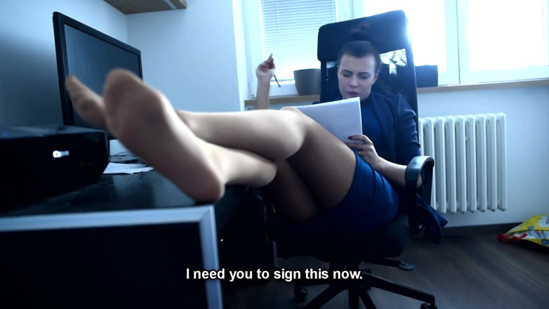 Czech Soles - foot fetish content: You messed up work again?! My feet will punish you!